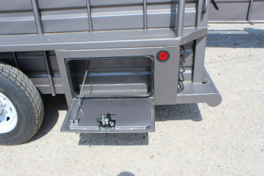 New 2024 GR Trailers 6.8x20 gooseneck half-top Stock Trailer