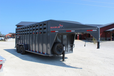 New 2024 Eagle X Trailers 6.8x20 gooseneck Livestock