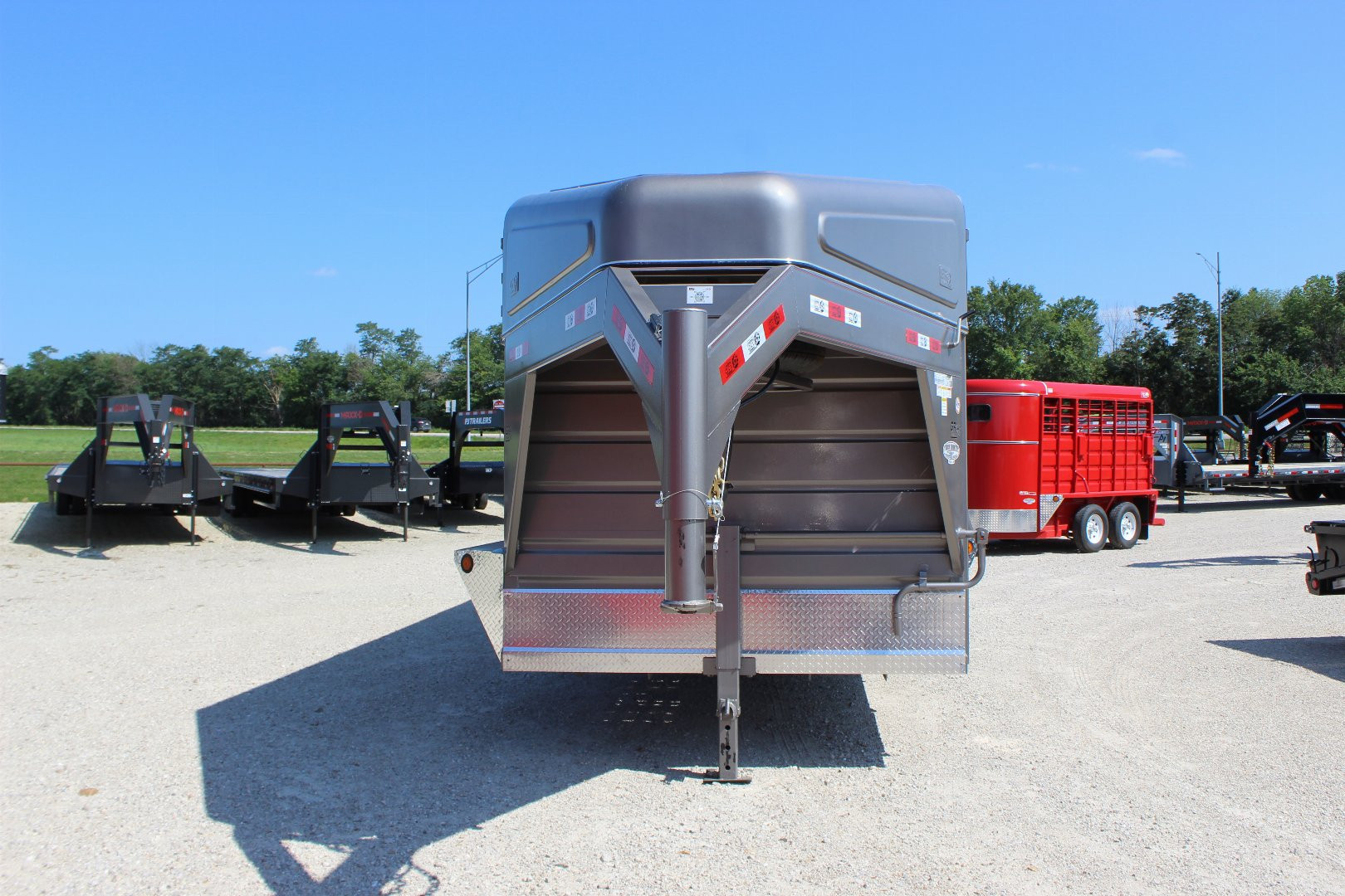 New 2024 GR TRAILERS 6.8' x 20' Gooseneck Livestock