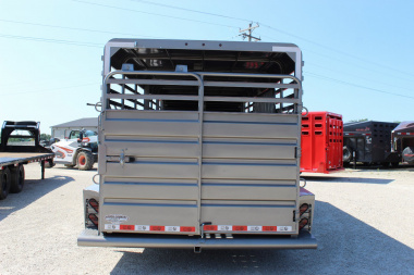 New 2024 GR TRAILERS 6.8' x 20' Gooseneck Livestock