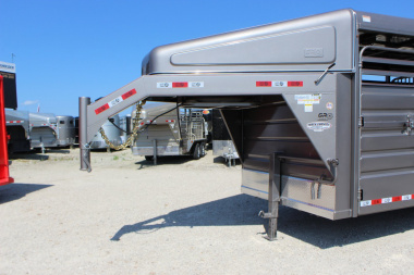 New 2024 GR TRAILERS 6.8' x 20' Gooseneck Livestock