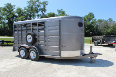 New 2024 GR TRAILERS 6.8' X 16' BP Horse Trailer