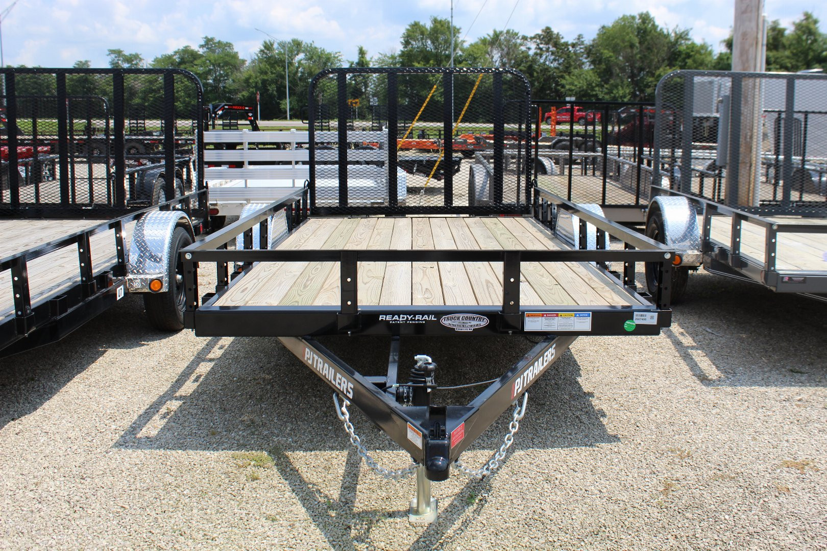 New 2025 PJ TRAILERS 77" x 12' U7 Utility Trailer