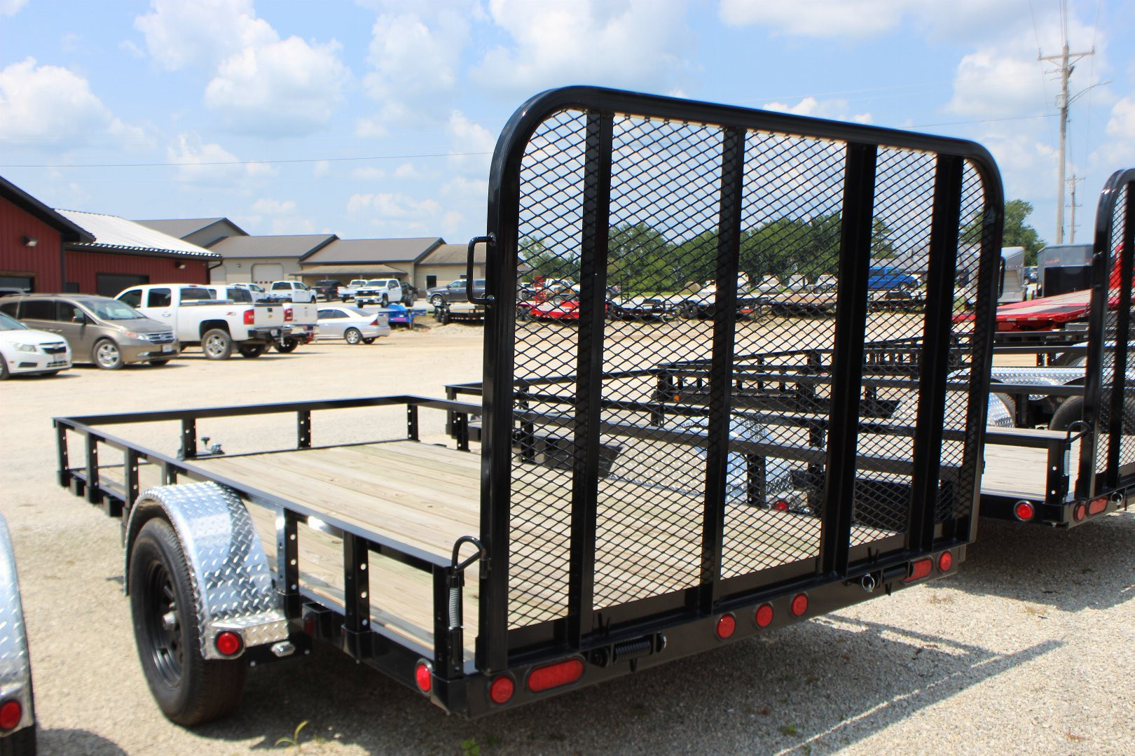 New 2025 PJ TRAILERS 77" x 12' U7 Utility Trailer