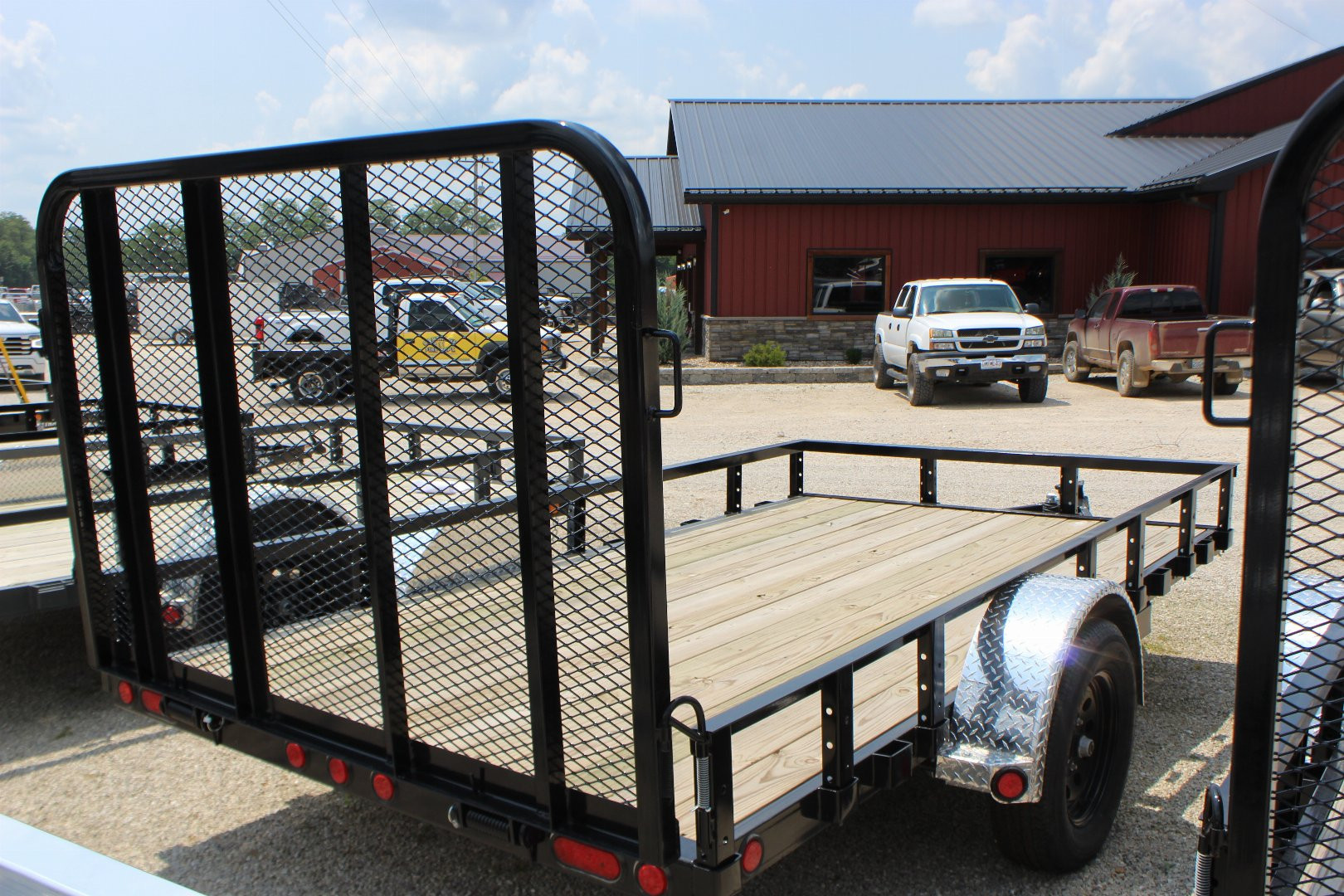 New 2025 PJ TRAILERS 77" x 12' U7 Utility Trailer