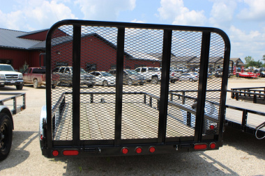New 2025 PJ TRAILERS 77" x 12' U7 Utility Trailer