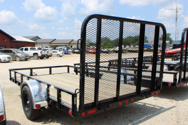 New 2025 PJ TRAILERS 77" x 12' U7 Utility Trailer