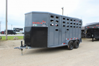 New 2024 6.8x16 EagleX Livestock Trailer
