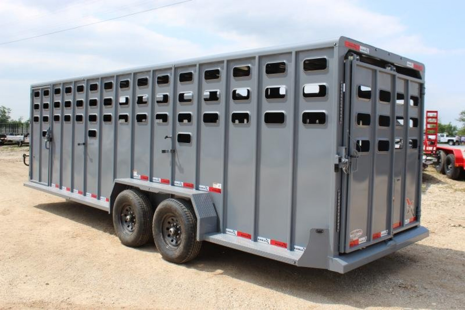 New 2024  Eagle-X 6.8' x 24' Livestock  Trailer