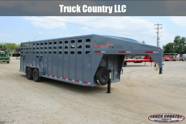 New 2024  Eagle-X 6.8' x 24' Livestock  Trailer