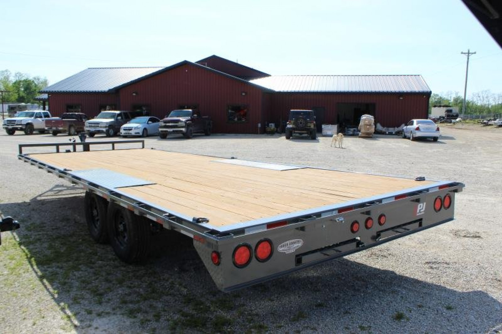 New 2024 PJ Trailers 101" x 22' Medium Duty Deckover 6 in. Channel (L6) Flatbed Trailer