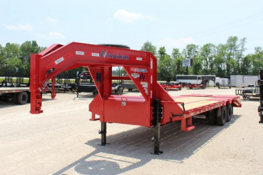 New 2024 Ascend Industries 25' gooseneck Flatbed Trailer