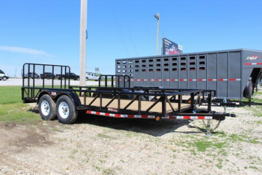 New 2024 GR Trailers 7' x 18' Tandem Axle Utility Trailer