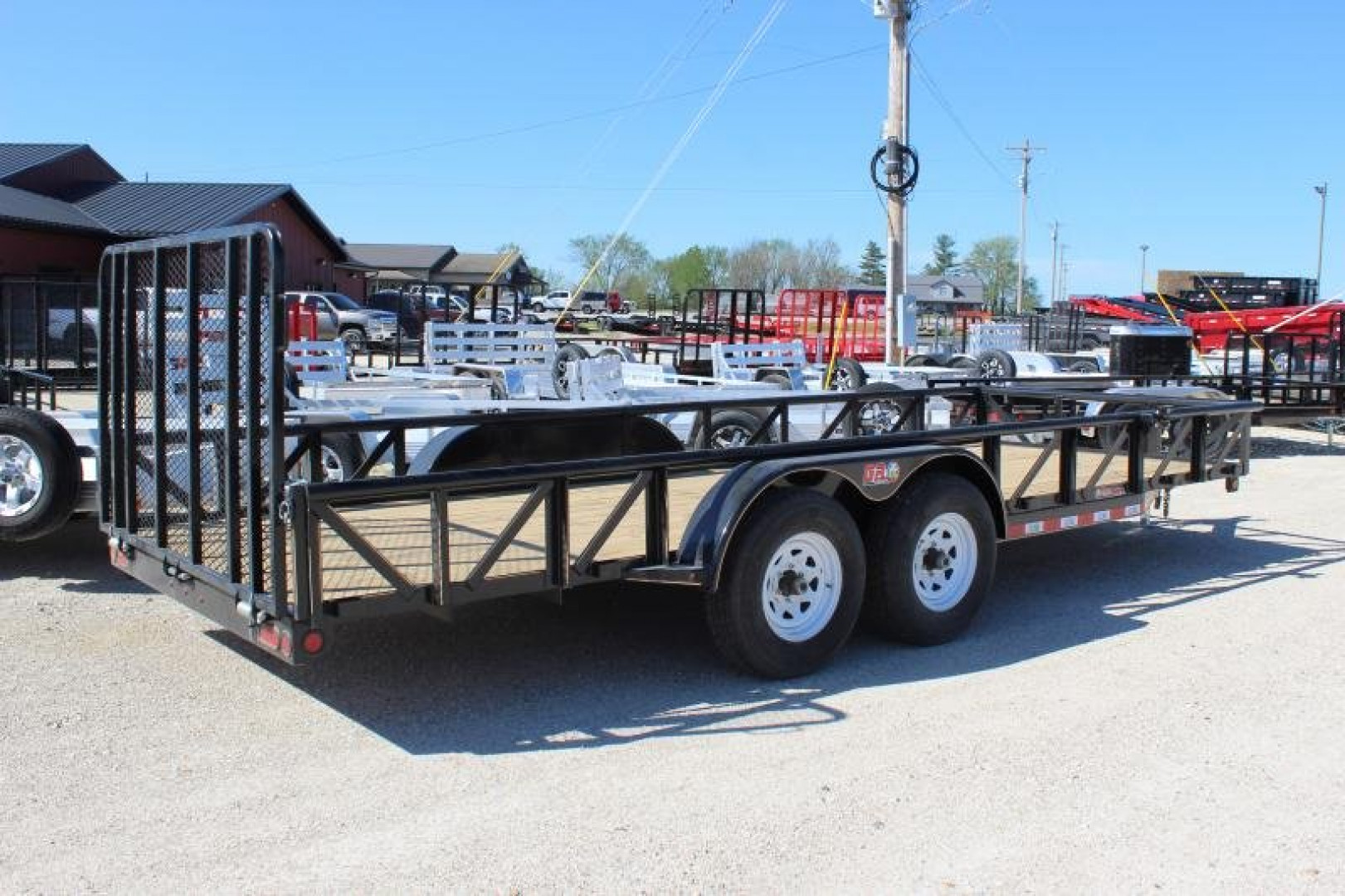 New 2024 GR Trailers 7' x 20' Tandem Axle Utility Trailer