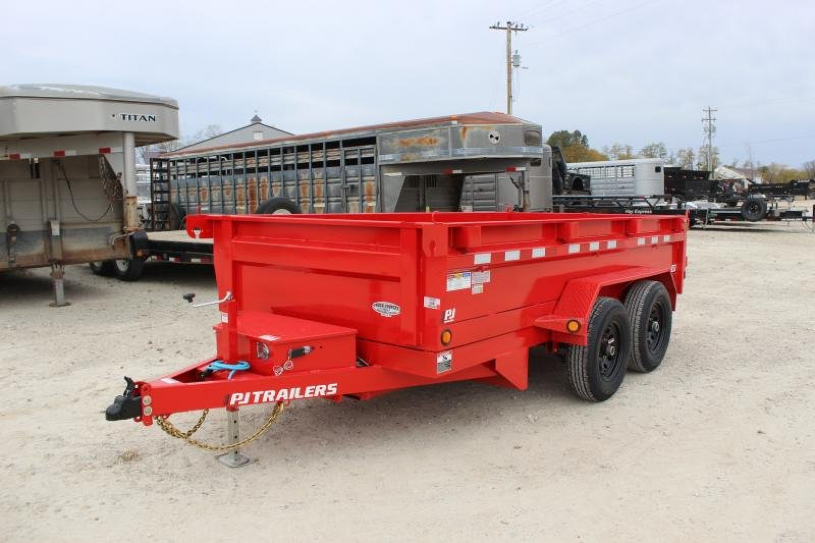 New 2024 PJ Trailers 72" x 12' D3 Dump Trailer