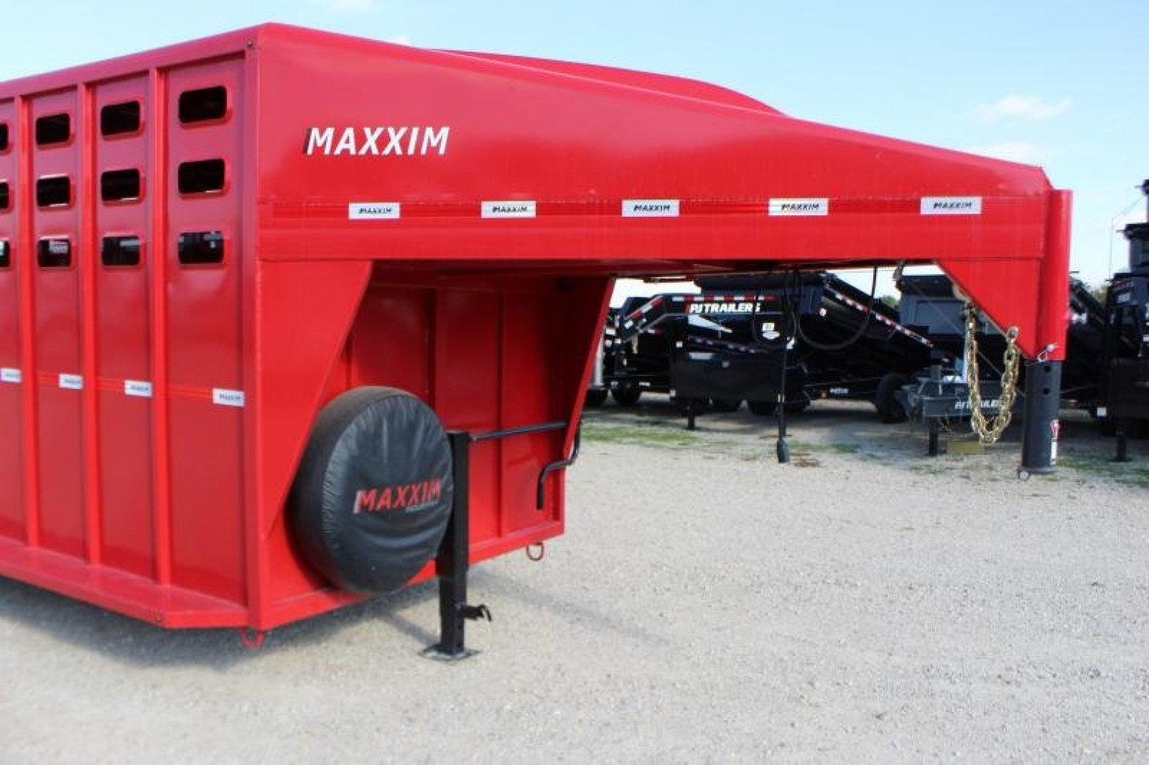 New 2024 Maxxim Industries 6'8'' x 24' Stock / Stock Combo Trailer