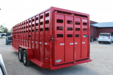 New 2024 Maxxim Industries 6'8'' x 24' Stock / Stock Combo Trailer