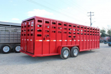 New 2024 Maxxim Industries 6'8'' x 24' Stock / Stock Combo Trailer