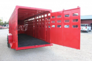 New 2024 Maxxim Industries 6'8'' x 24' Stock / Stock Combo Trailer