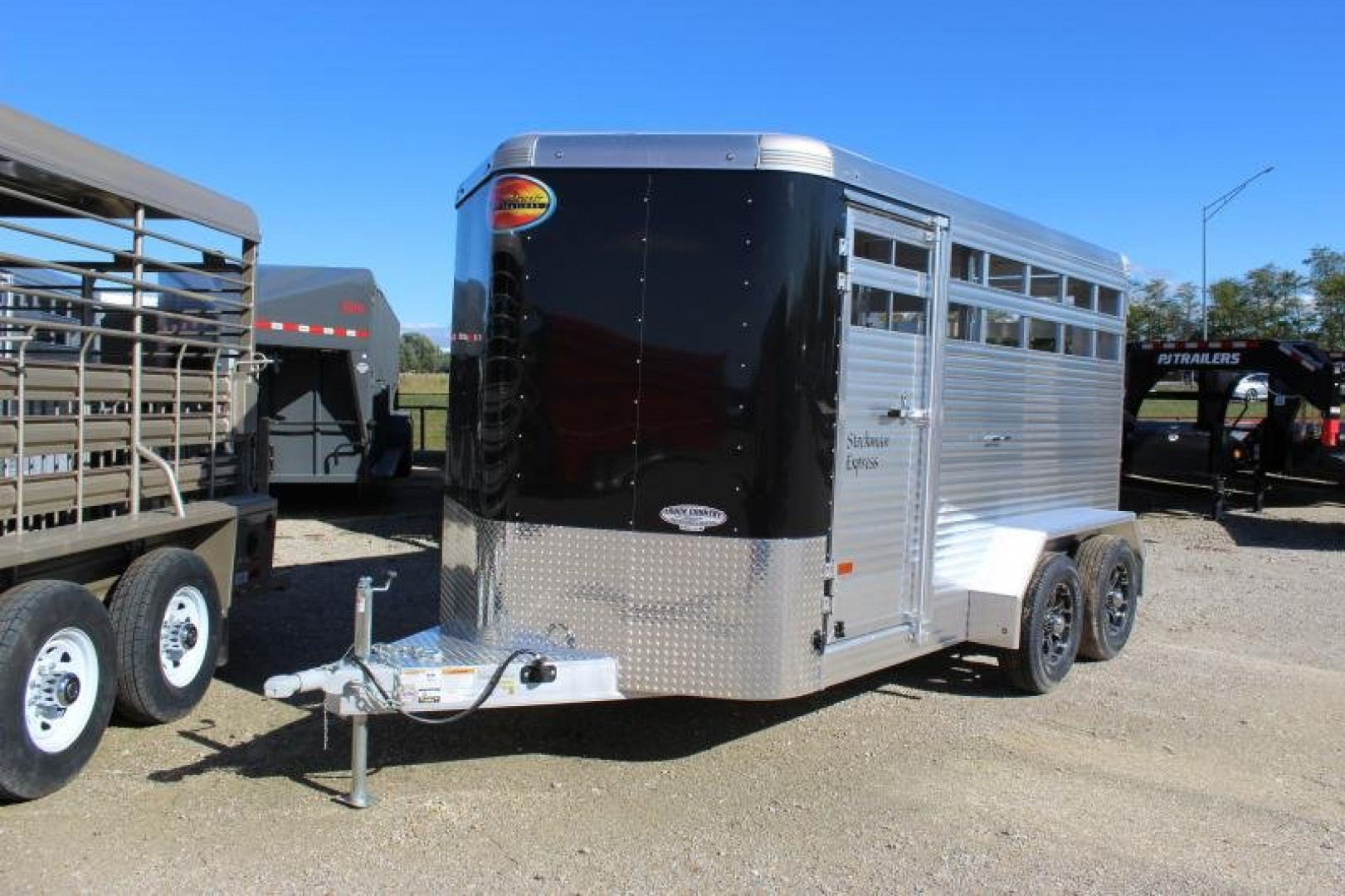 New 2024 Sundowner Trailers 14' Long Stockman Express Stock / Stock Combo Trailer