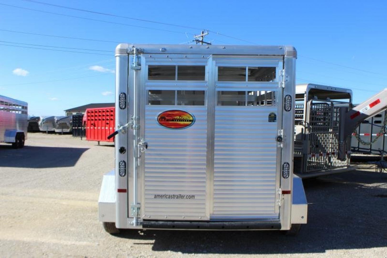 New 2024 Sundowner Trailers 14' Long Stockman Express Stock / Stock Combo Trailer