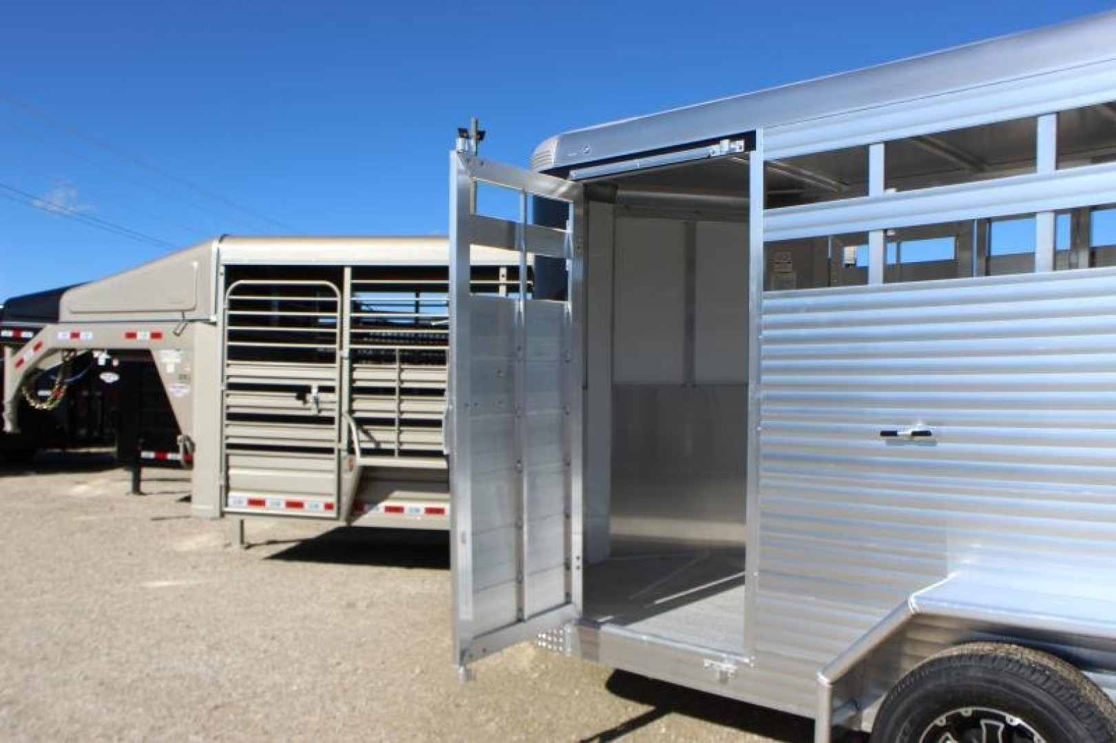 New 2024 Sundowner Trailers 14' Long Stockman Express Stock / Stock Combo Trailer