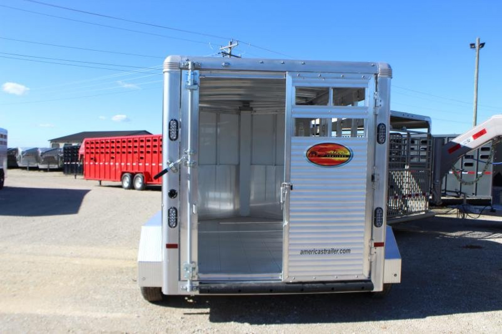 New 2024 Sundowner Trailers 14' Long Stockman Express Stock / Stock Combo Trailer