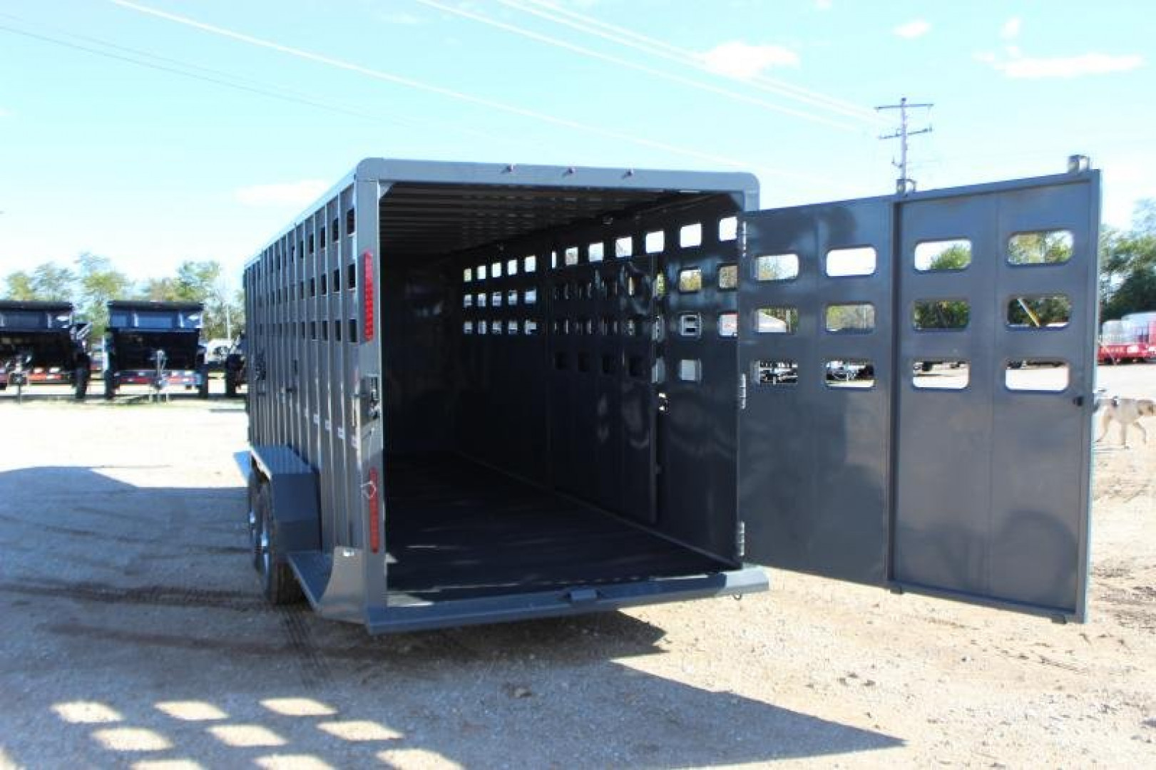 New 2023 Maxxim Industries 6'8'' x 24' Stock / Stock Combo Trailer