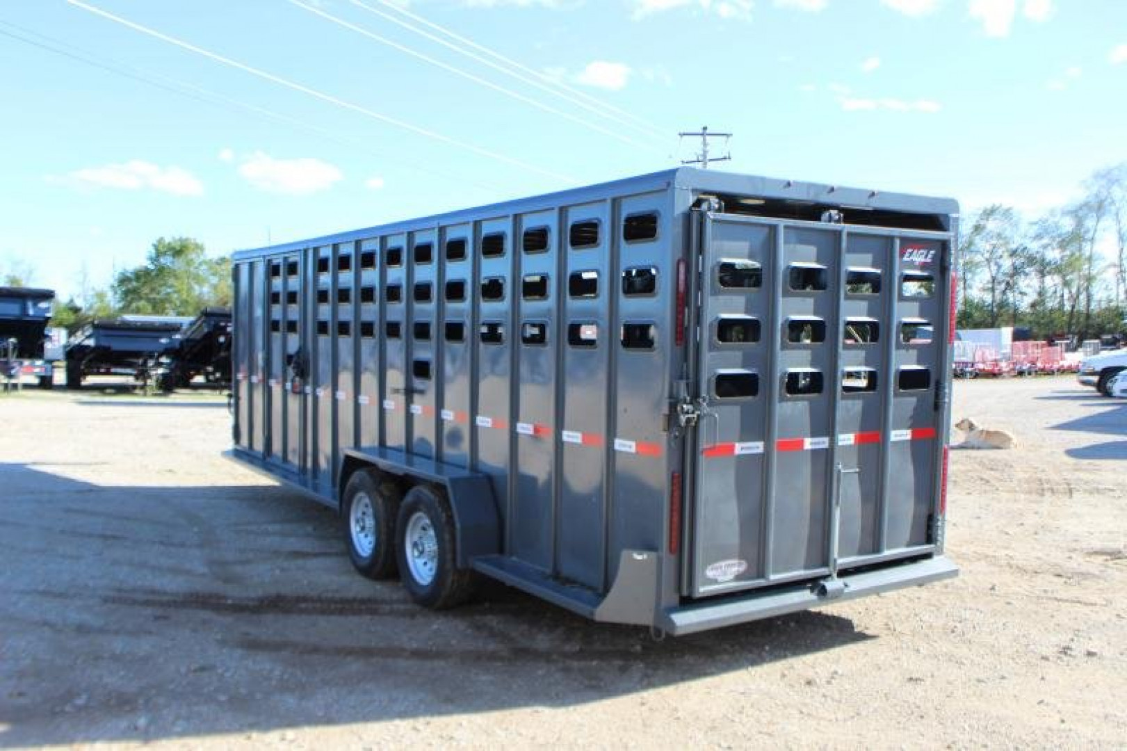 New 2023 Maxxim Industries 6'8'' x 24' Stock / Stock Combo Trailer