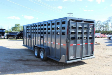 New 2023 Maxxim Industries 6'8'' x 24' Stock / Stock Combo Trailer