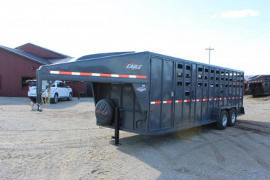 New 2023 Maxxim Industries 6'8'' x 24' Stock / Stock Combo Trailer