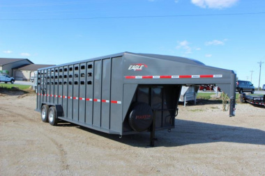 New 2023 Maxxim Industries 6'8'' x 24' Stock / Stock Combo Trailer