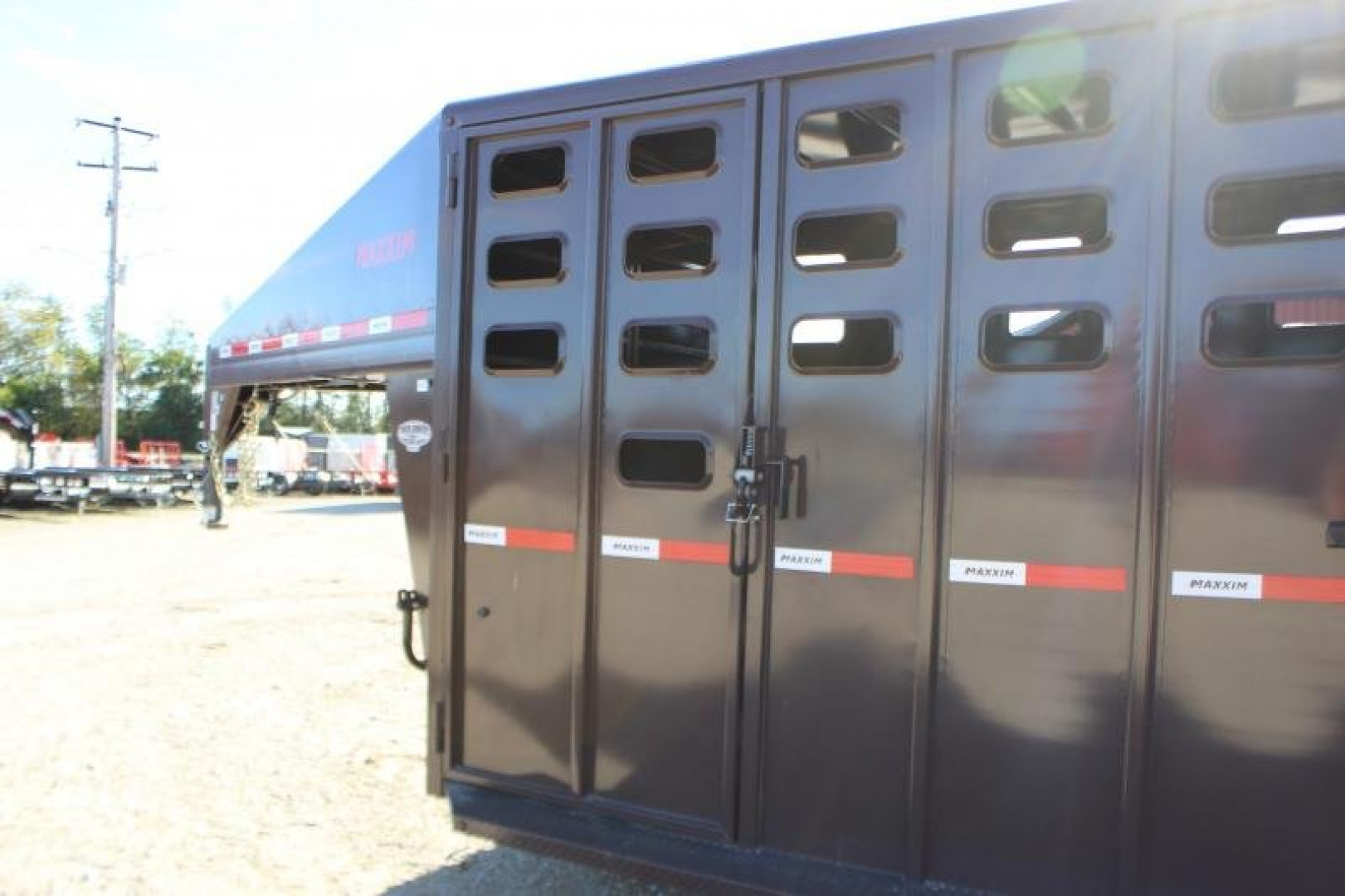 New 2024 Maxxim Industries 6'8'' x 24' Stock / Stock Combo Trailer