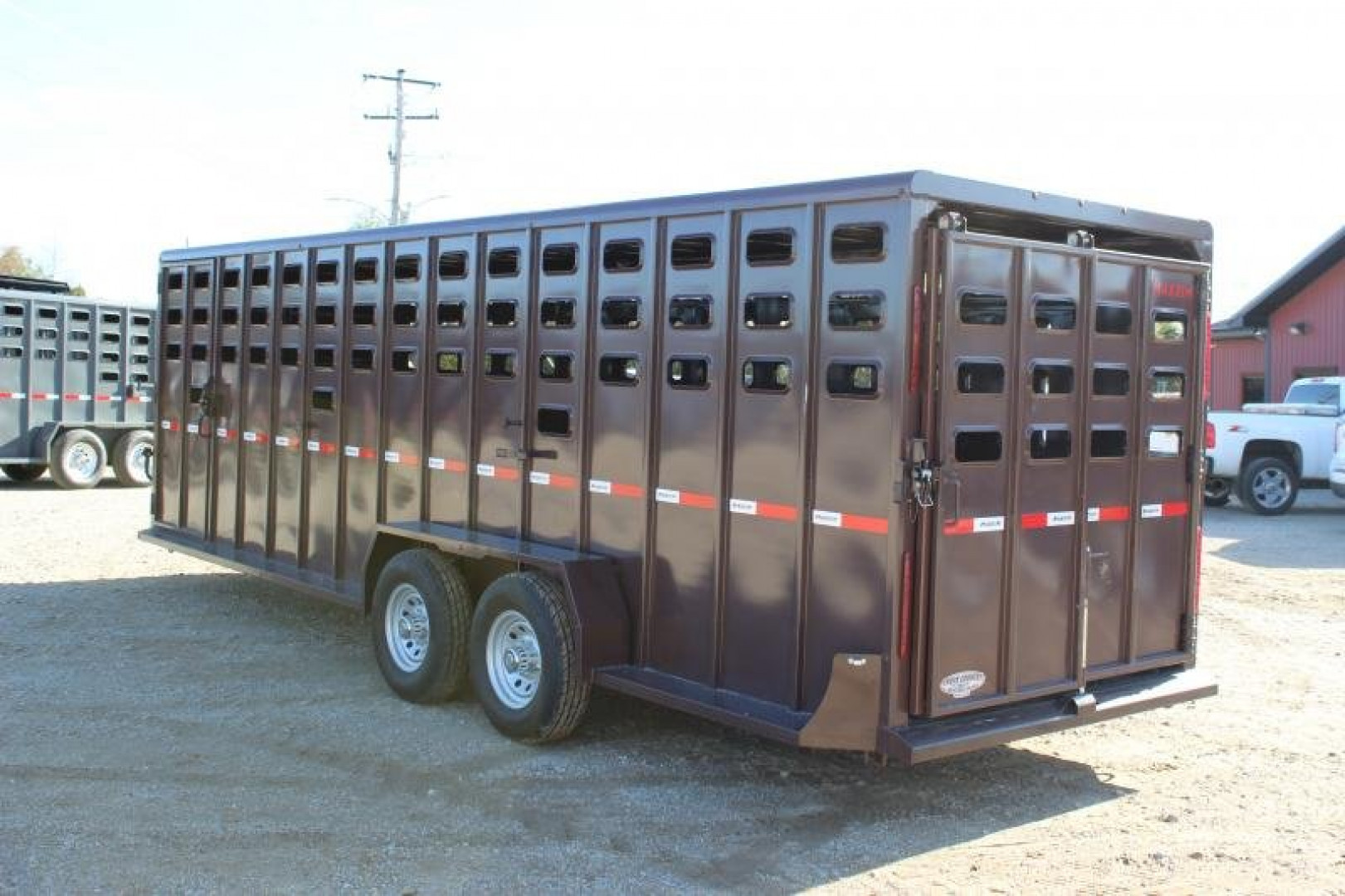 New 2024 Maxxim Industries 6'8'' x 24' Stock / Stock Combo Trailer