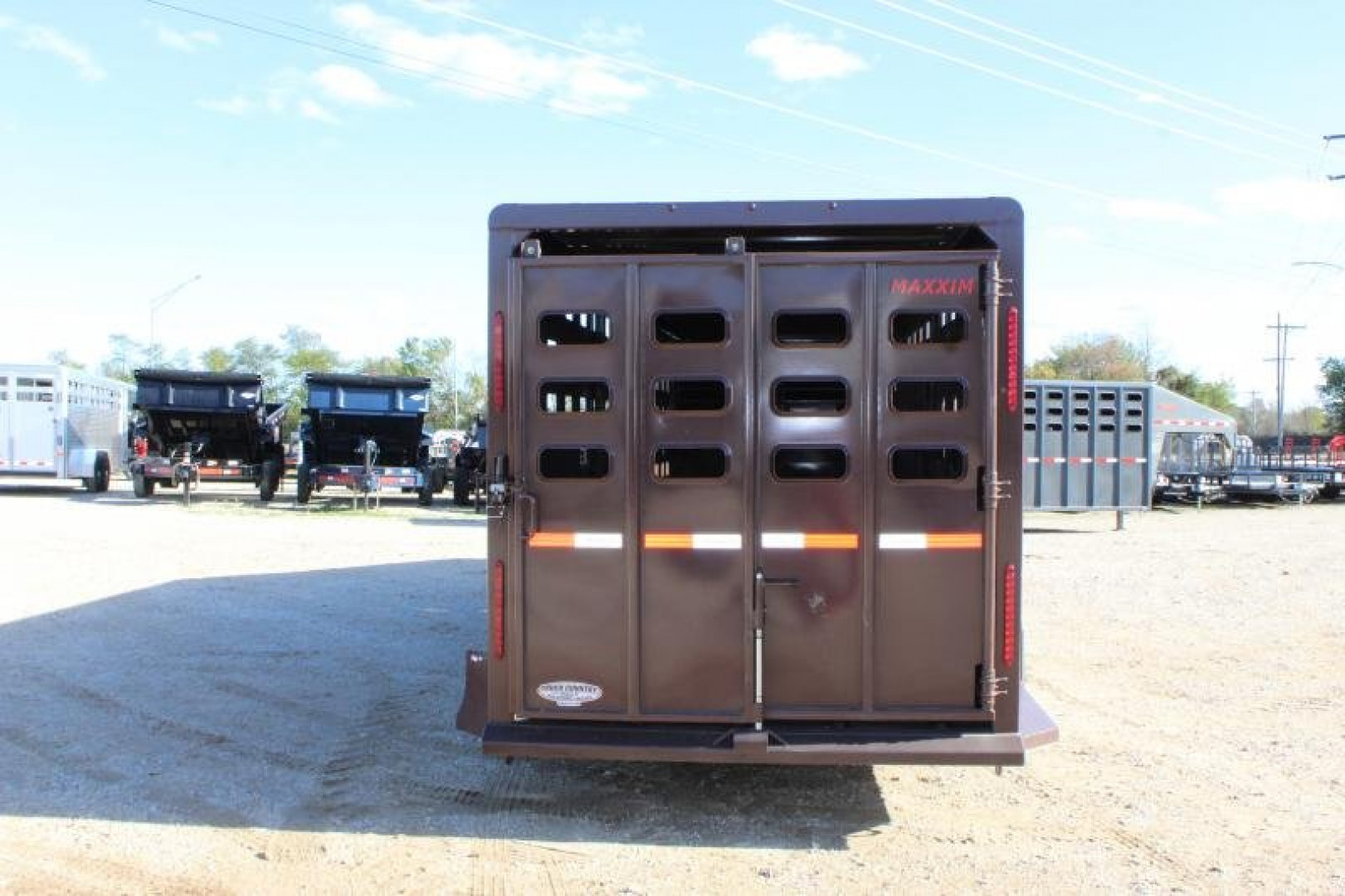 New 2024 Maxxim Industries 6'8'' x 24' Stock / Stock Combo Trailer