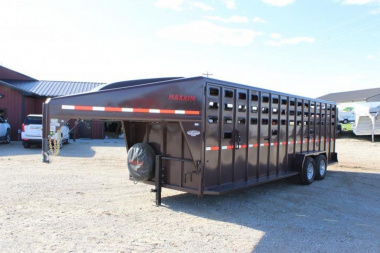 New 2024 Maxxim Industries 6'8'' x 24' Stock / Stock Combo Trailer