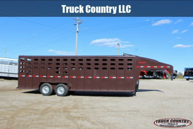 New 2024 Maxxim Industries 6'8'' x 24' Stock / Stock Combo Trailer