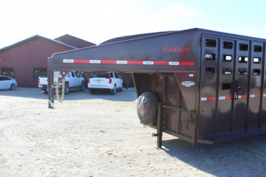 New 2024 Maxxim Industries 6'8'' x 24' Stock / Stock Combo Trailer