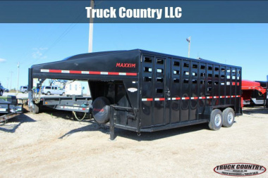 New 2024 Maxxim Industries 6'8'' x 20' Stock / Stock Combo Trailer