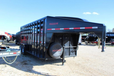 New 2024 Maxxim Industries 6'8'' x 20' Stock / Stock Combo Trailer