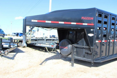 New 2024 Maxxim Industries 6'8'' x 20' Stock / Stock Combo Trailer