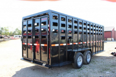 New 2024 Maxxim Industries 6'8'' x 20' Stock / Stock Combo Trailer