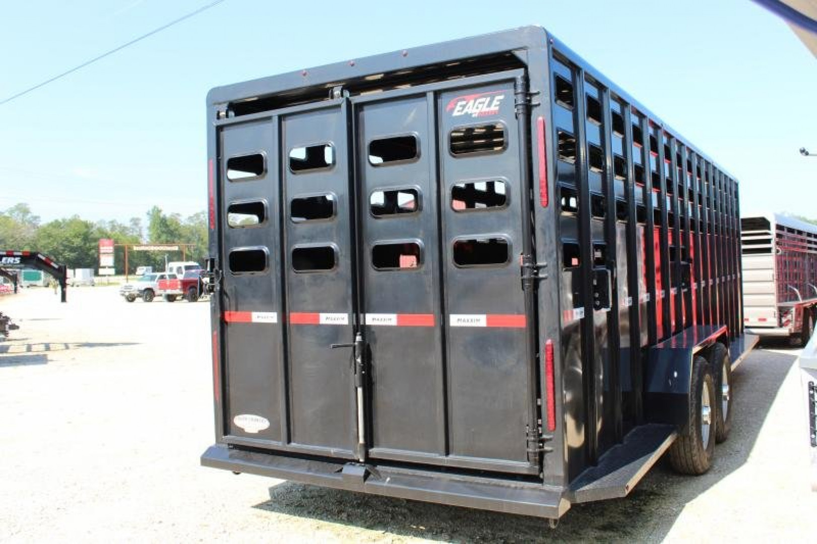 New 2023 Maxxim Industries 6'8'' x 24' Stock / Stock Combo Trailer