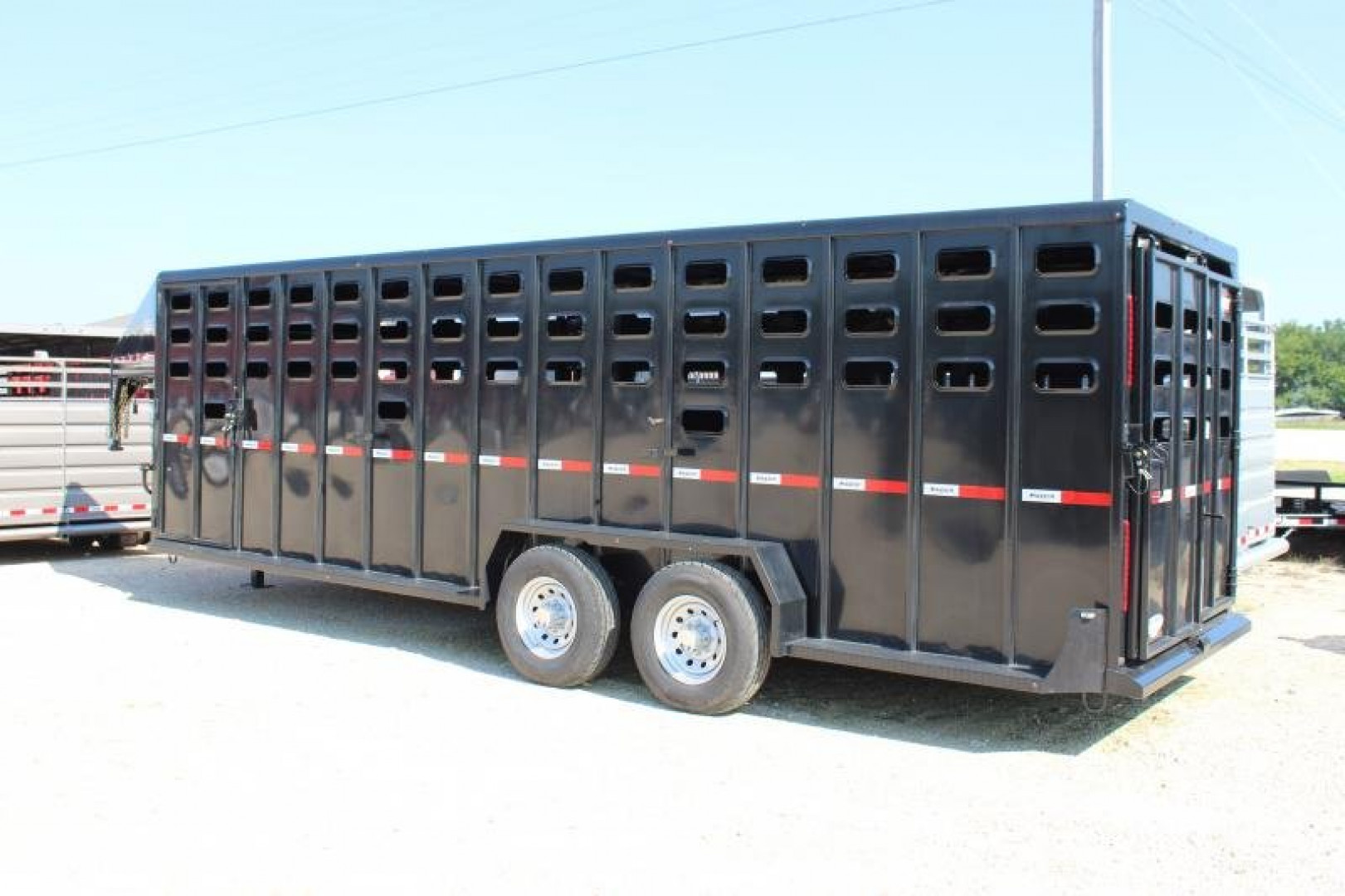 New 2023 Maxxim Industries 6'8'' x 24' Stock / Stock Combo Trailer