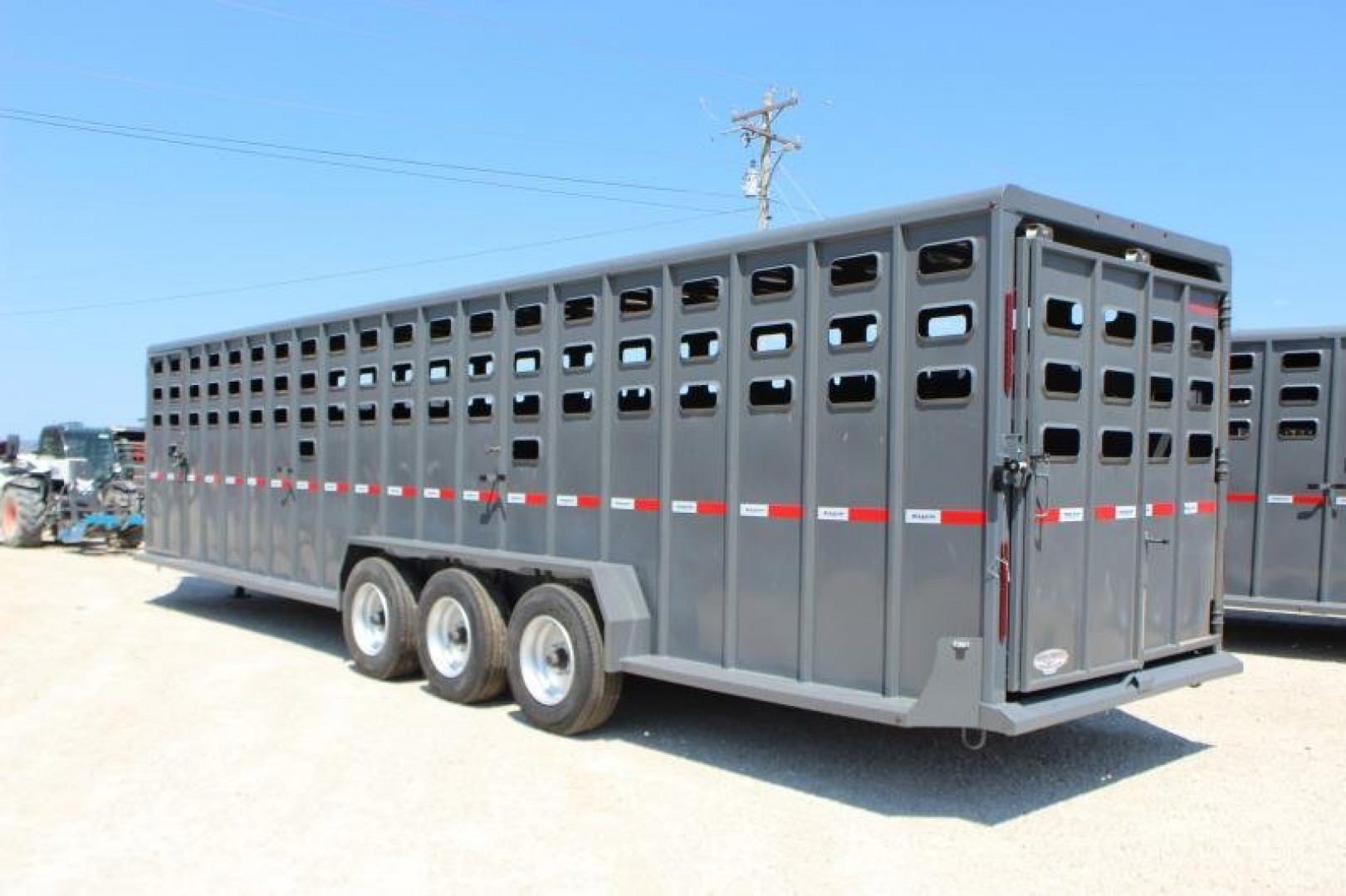 New 2024 Maxxim Industries 6'8'' x 32' Stock / Stock Combo Trailer