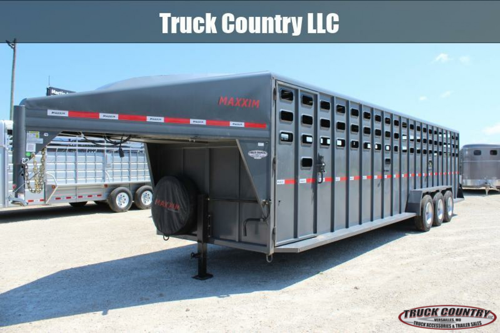 New 2024 Maxxim Industries 6'8'' x 32' Stock / Stock Combo Trailer