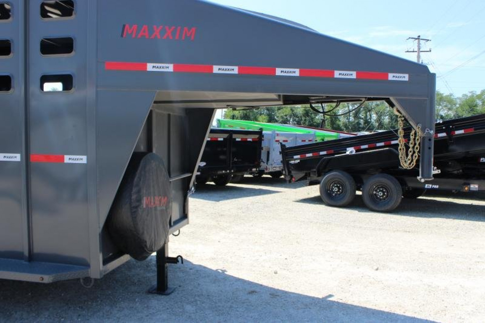 New 2024 Maxxim Industries 6'8'' x 32' Stock / Stock Combo Trailer