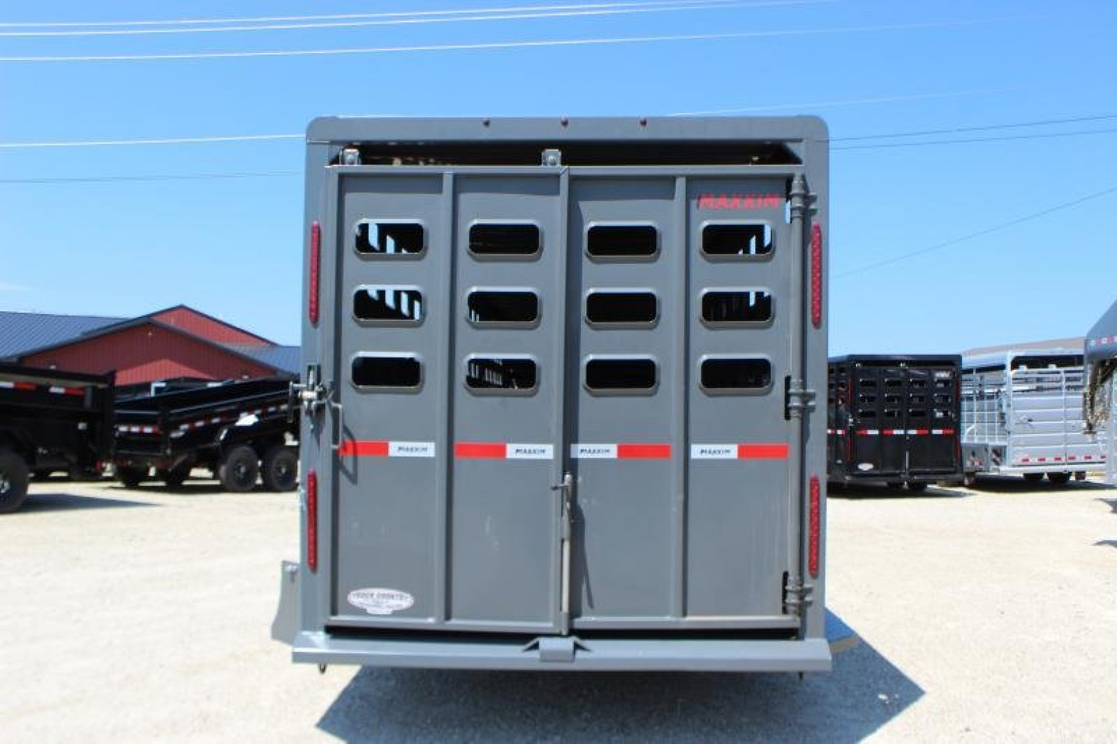 New 2024 Maxxim Industries 6'8'' x 32' Stock / Stock Combo Trailer