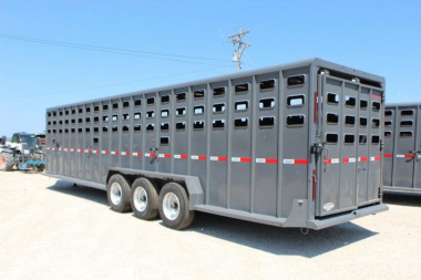 New 2024 Maxxim Industries 6'8'' x 32' Stock / Stock Combo Trailer