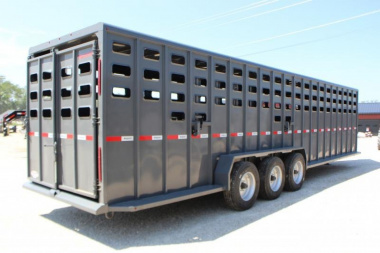 New 2024 Maxxim Industries 6'8'' x 32' Stock / Stock Combo Trailer